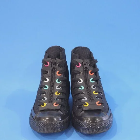 Converse Chuck 70 Hi Zip 'Surface Fusion Black' Women's Sneakers 571430C NWT - Picture 6 of 6